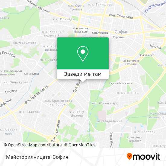 Майсторилницата карта