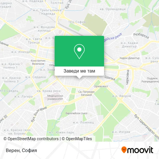 Верен карта