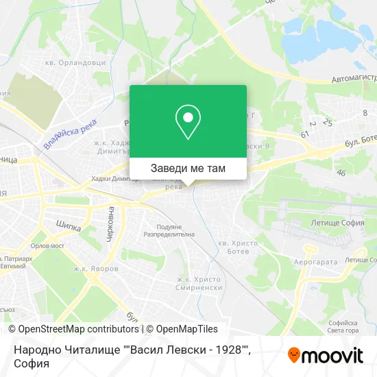 Народно Читалище ""Васил Левски - 1928"" карта