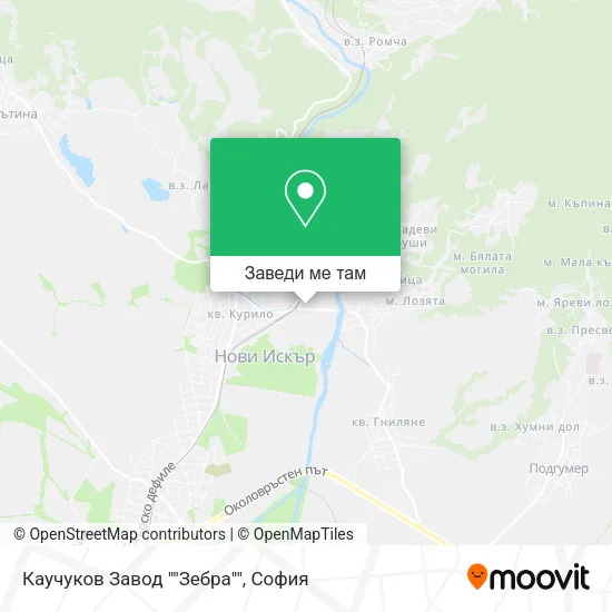 Каучуков Завод ""Зебра"" карта