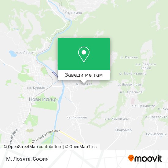 М. Лозята карта