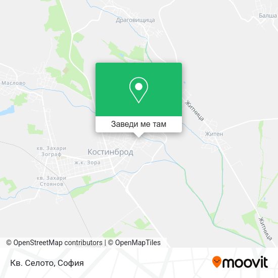 Кв. Селото карта