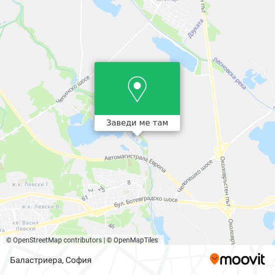 Баластриера карта