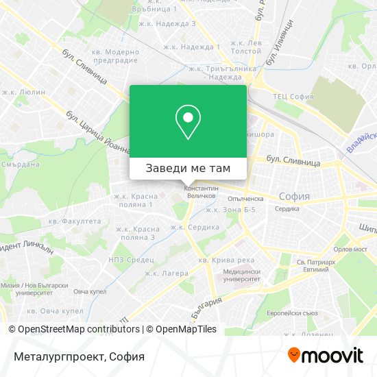 Металургпроект карта