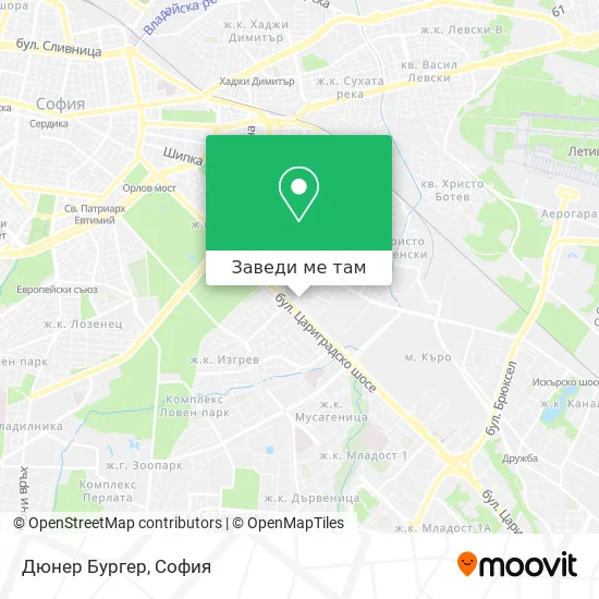 Дюнер Бургер карта