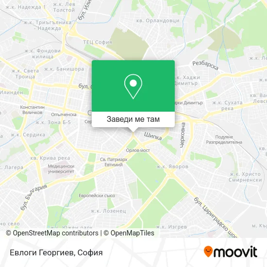 Евлоги Георгиев карта
