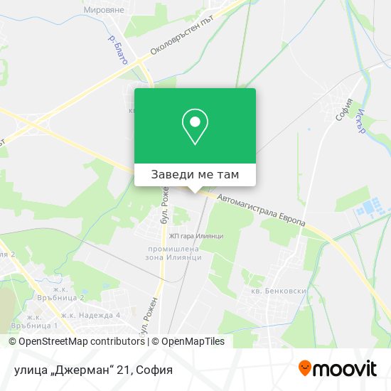 улица „Джерман“ 21 карта