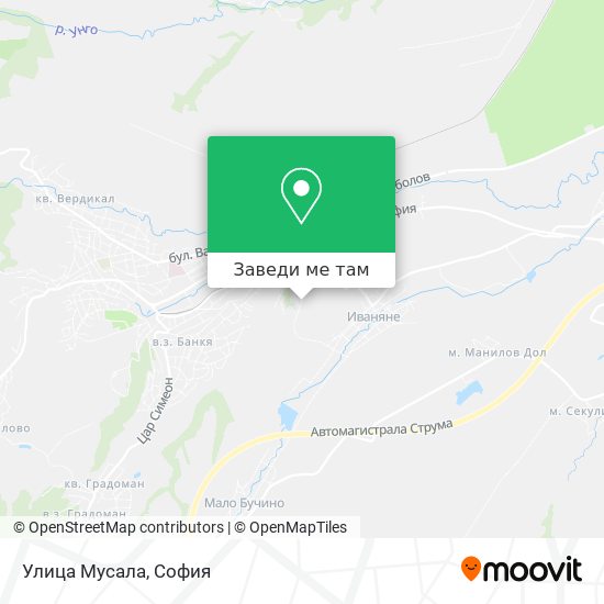 Улица Мусала карта