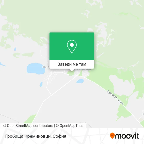 Гробища Кремиковци карта