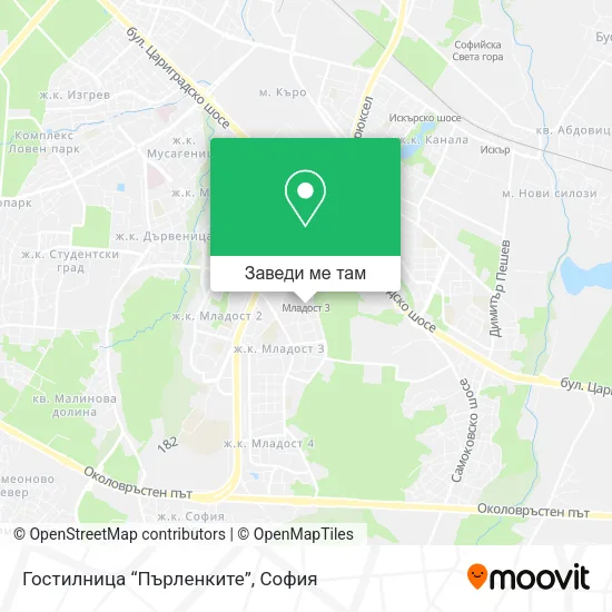 Гостилница “Пърленките” карта