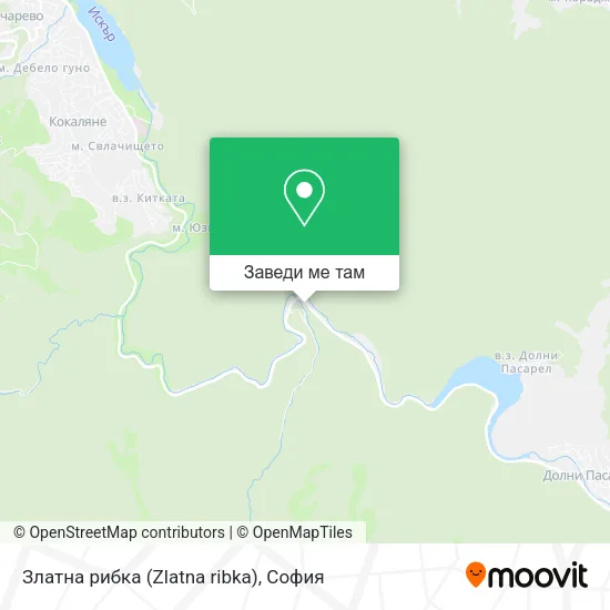 Златна рибка (Zlatna ribka) карта