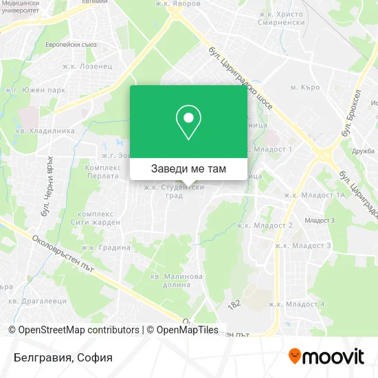 Белгравия карта