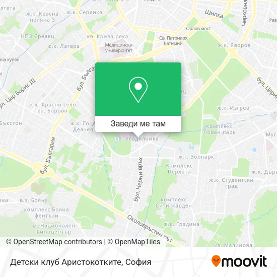 Детски клуб Аристокотките карта