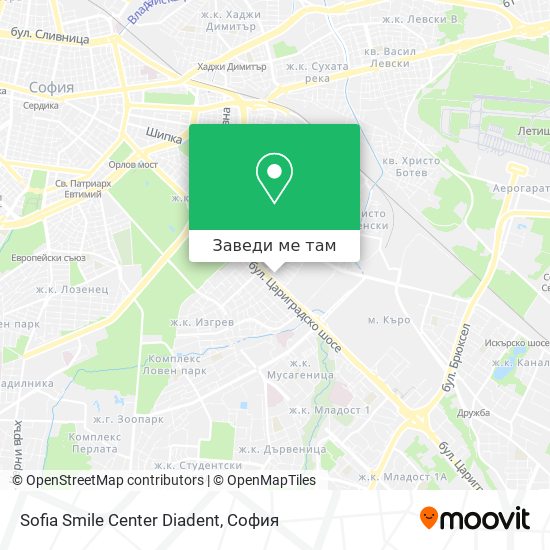 Sofia Smile Center Diadent карта