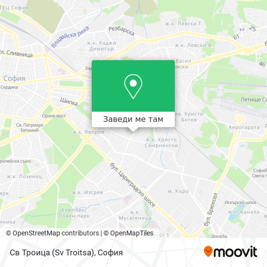 Св Троица (Sv Troitsa) карта