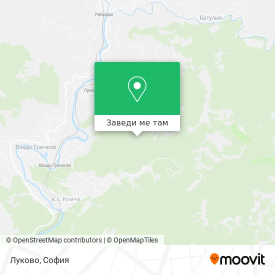 Луково карта