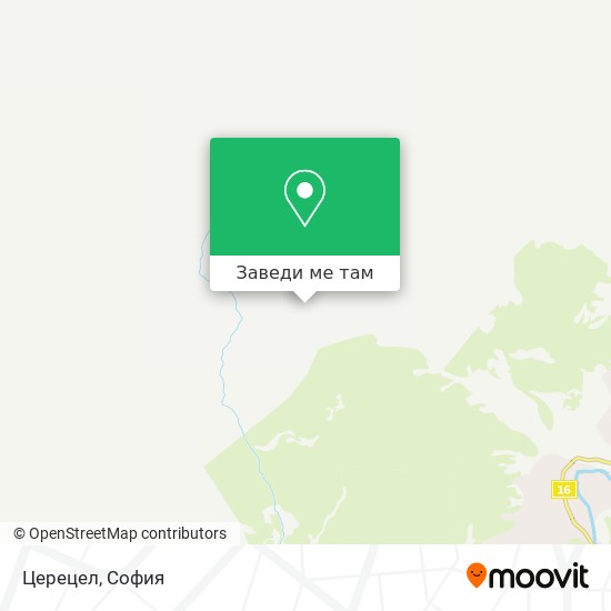 Церецел карта