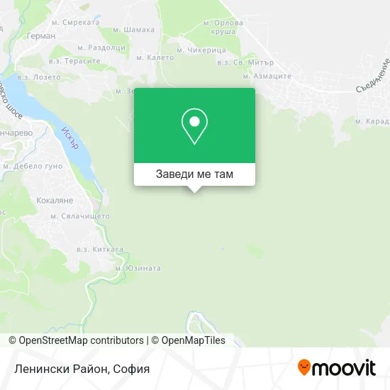 Ленински Район карта