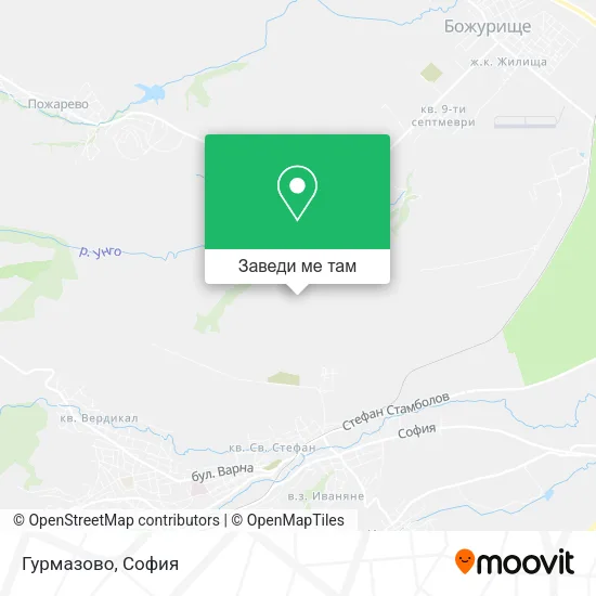 Гурмазово карта