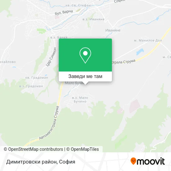Димитровски район карта