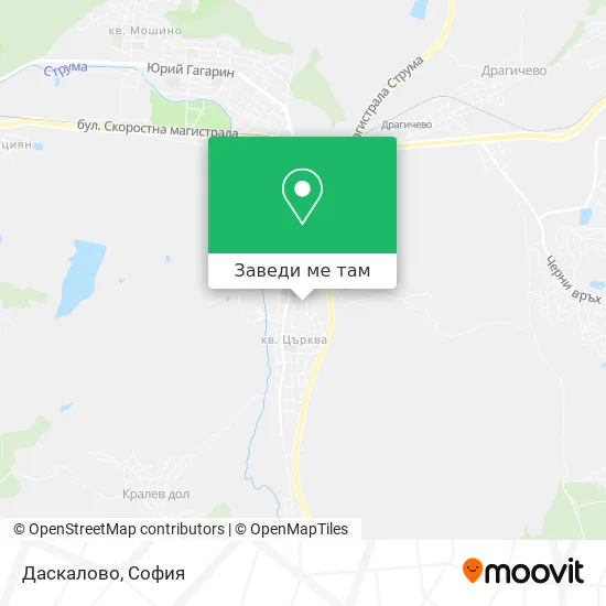 Даскалово карта