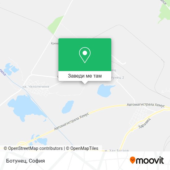 Ботунец карта