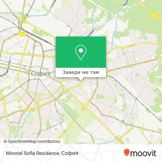 Minotel Sofia Residence карта