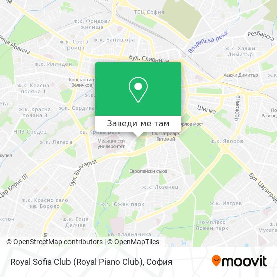 Royal Sofia Club (Royal Piano Club) карта