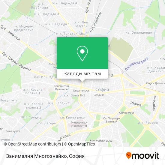 Занималня Многознайко карта