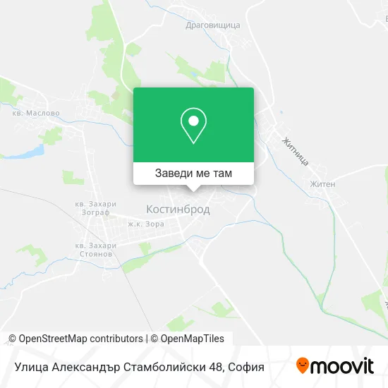 Улица Александър Стамболийски 48 карта
