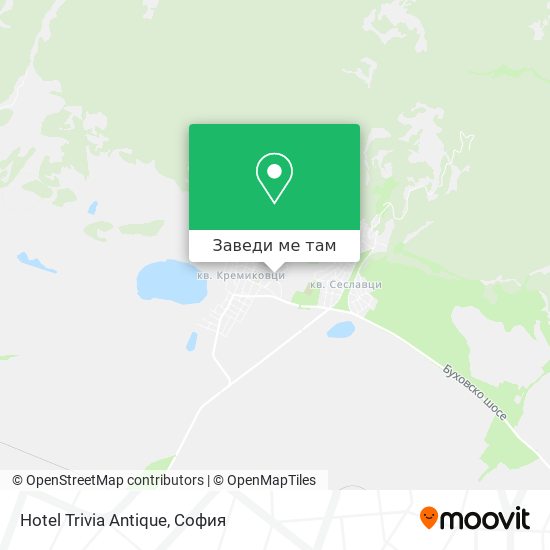 Hotel Trivia Antique карта