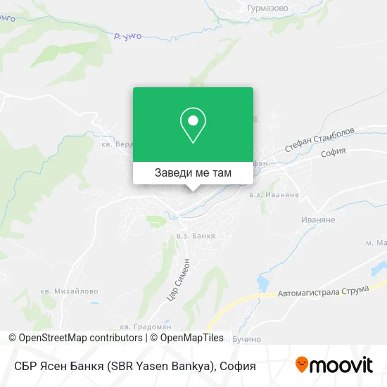 СБР Ясен Банкя (SBR Yasen Bankya) карта