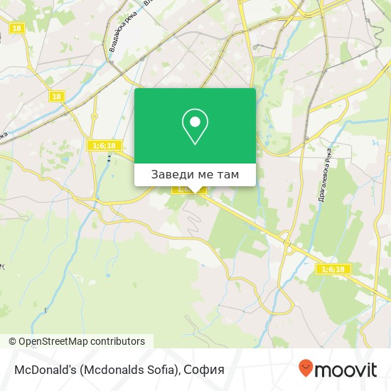 McDonald's (Mcdonalds Sofia) карта