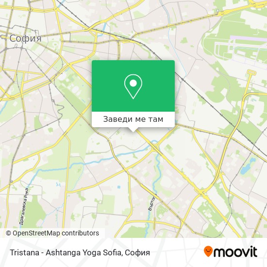 Tristana - Ashtanga Yoga Sofia карта