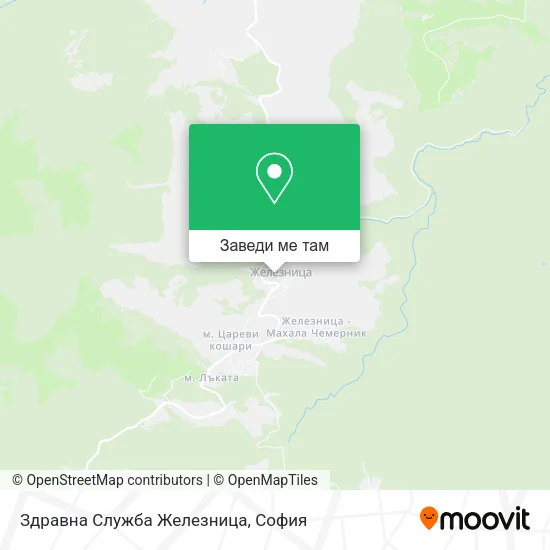 Здравна Служба Железница карта