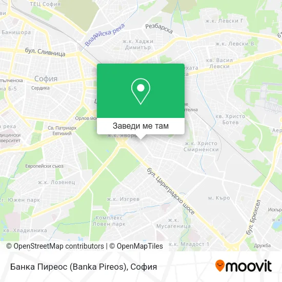 Банка Пиреос (Banka Pireos) карта