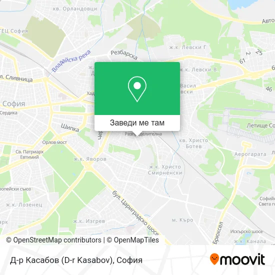 Д-р Касабов (D-r Kasabov) карта