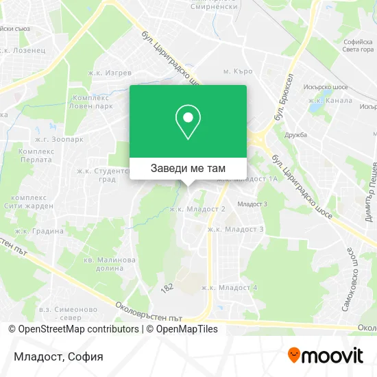 Младост карта