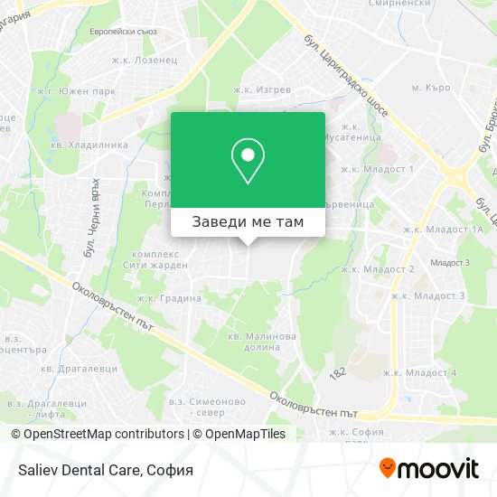 Saliev Dental Care карта