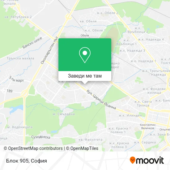 Блок 905 карта