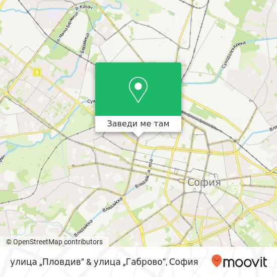 улица „Пловдив“ & улица „Габрово“ карта