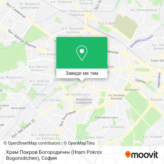 Храм Покров Богородичен (Hram Pokrov Bogorodichen) карта
