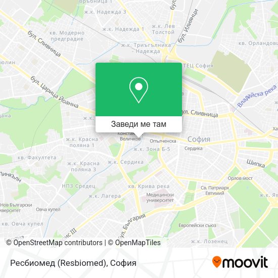 Ресбиомед (Resbiomed) карта