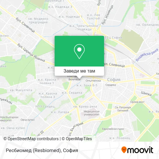 Ресбиомед (Resbiomed) карта