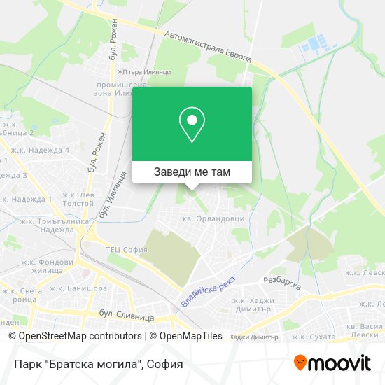 Парк "Братска могила" карта