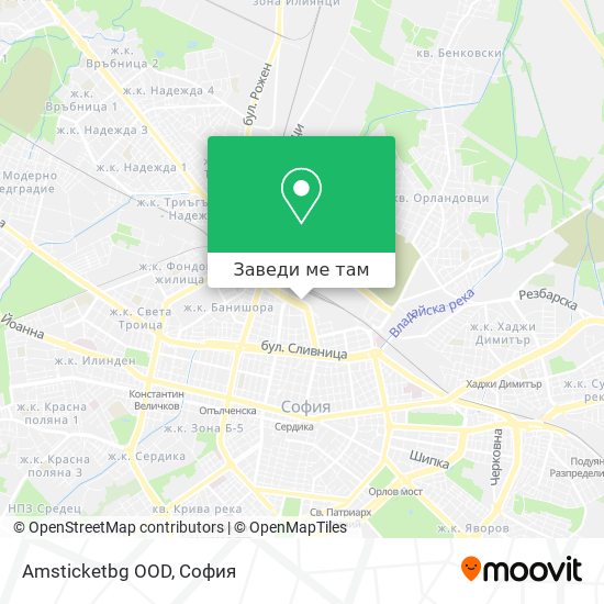 Amsticketbg OOD карта
