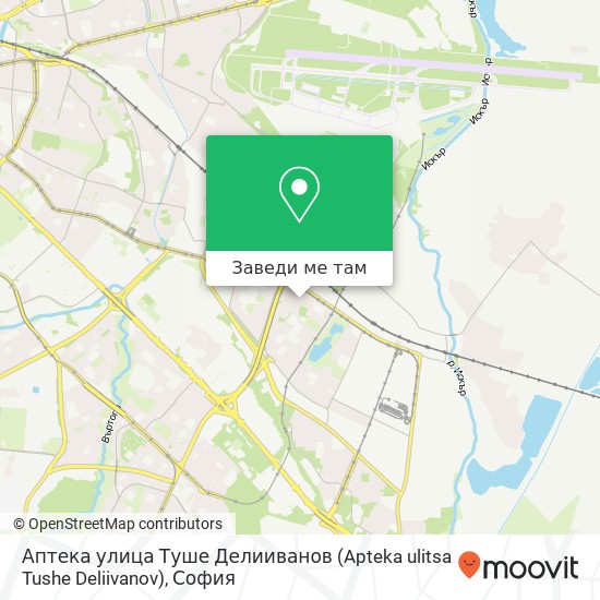 Аптека улица Туше Делииванов (Apteka ulitsa Tushe Deliivanov) карта