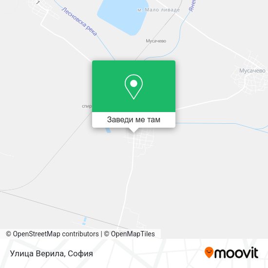Улица Верила карта