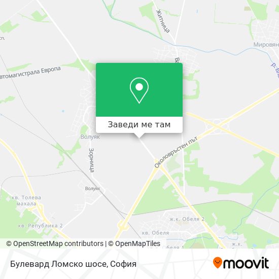 Булевард Ломско шосе карта