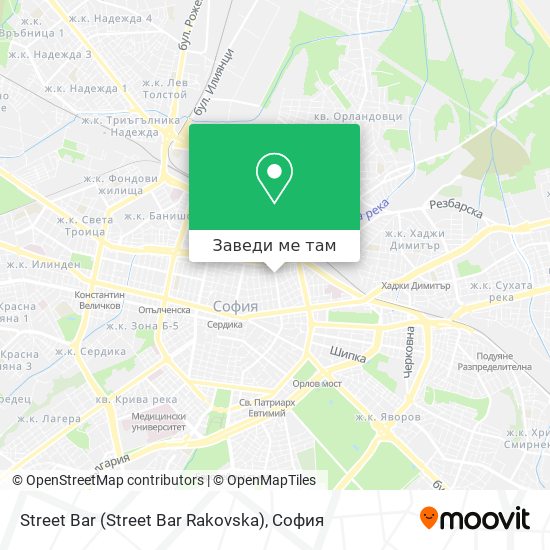 Street Bar (Street Bar Rakovska) карта